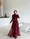 Beril Abiye Bordo 