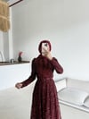 Beril Abiye Bordo 