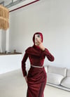 Berna Abiye Bordo