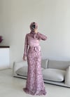 Fiyonklu Abiye Pembe