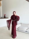 Funda Abiye Bordo 