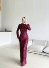Işıltı Abiye Fuşya 