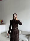 Işıltı Abiye Kahverengi