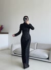 Işıltı Abiye Siyah 