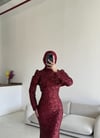 Talya Abiye Bordo 