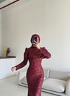 Talya Abiye Bordo 
