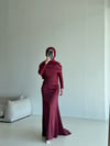Valensia Abiye Bordo