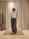 Haki Kemerli Pantolon