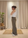 Haki Kemerli Pantolon