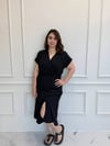 Siyah Kuşaklı Elbise