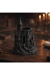 Hogwarts Temalı Masaüstü Dekorasyon Seti - Şato & Arma Kazan Kalemlik Düzenleyici (2'li Set)