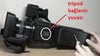 Çelik Malzemeden, Sony Mc2500 Kamera İçin Altlık, Tripod, Monopod Yuvası