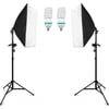 HLYPRO 50x70 cm Softbox, Çiftli Sürekli Işık Kaynağı