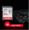 Panasonic MDH2 Kamera için İdeal Sandisk 64 Gb Class 10 SDHC Hafıza kartı