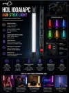 PDX HDL-100AIAPC RGB Stick Light