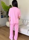 OMUZ DÜĞMELİ MODAL İKİLİ TAKIM - PEMBE