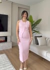 Yelekli Etekli Takım- Pembe