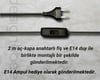 Designobee Ritim - Modern Masa ve Gece Lambası – Ambiyans Lambası, Dekoratif LED Abajur, E14 Duy