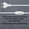 Designobee Ritim Plus - Modern Masa ve Gece Lambası - Metal Ayaklı Lamba - Ambiyans Lambası, Dekoratif Abajur