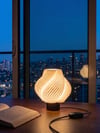 Krema - Modern Masa ve Gece Lambası – Ambiyans Lambası, Dekoratif LED Abajur, E14 Duy
