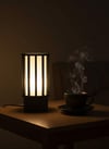 METRİS - Modern Masa ve Gece Lambası – Ambiyans Lambası, Dekoratif LED Abajur, E14 Duy