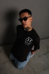 Oversize Eriyen Smiley Baskılı Unisex Tişört