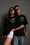 Oversize Eriyen Smiley Baskılı Unisex Tişört