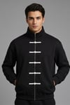 Anime Attack on Titan Haki Yeşil Unisex Kolej Ceket Şeritli Kalın 3 İplik Şardonlu Premium Ceket - Hırka & Sweatshirt