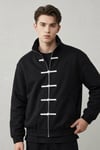 Anime Attack on Titan Haki Yeşil Unisex Kolej Ceket Şeritli Kalın 3 İplik Şardonlu Premium Ceket - Hırka & Sweatshirt