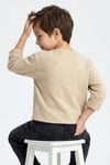 Erkek Çocuk İnce Sweatshirt – Discover Baskılı (4-9 Yaş)