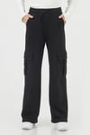 Kız Çocuk Gabardin Kargo Pantolon – Siyah (9-14 Yaş)