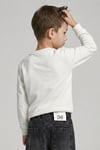 League Baskılı Erkek Çocuk Sweatshirt – Ekru