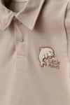 Polo Yaka Erkek Bebek Takım – Bej