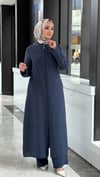 Tencel Kumaş Tesettür Kap İndigo