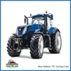New Holland T8 HD Sol Kapı Camı
