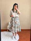İtalyan %100 Pamuk İkili Elbise-Vizon