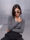 DLVN Çıt Çıtlı Triko- Füme