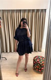PARİS ETEĞİ KAT KAT TASARIM MİNİ ELBİSE