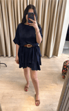 PARİS ETEĞİ KAT KAT TASARIM MİNİ ELBİSE