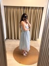 SUMMER ASKILI KIRIŞIK MODEL MİDİ ELBİSE