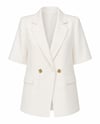 VERA İKİ DÜĞMELİ YARIM KOL BLAZER CEKET