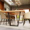 Demirlab Atria Modern Trapez Metal Masa Ayağı (72 cm) - Çift (2 Adet)