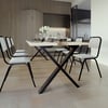 Demirlab Bristol X Metal Masa Ayağı Takımı (2 Adet) | 72 cm | 80x40 mm Profil | Siyah