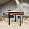 Demirlab Etamin Plus Metal Masa Ayağı Takımı (2 Adet) | 72 cm | 60x60 mm Profil | Siyah