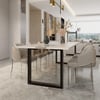 Demirlab Oslo U Metal Masa Ayağı Takımı (2 Adet) | 72 cm | 70 cm | 80x40 mm DC01 Çelik | Siyah