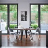 Demirlab Syrma V Metal Sehpa Ayağı 72x40 cm | 60x30 Profil | El İşçiliği | 4'lü Takım | Siyah