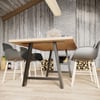 Demirlab Thusia A Lite Metal Masa Ayağı Takımı (2 Adet) | 72 cm | 80x40 mm Profil | Siyah
