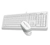A4-Tech Kablolu Set Beyaz (F1010-B)
