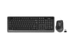 A4-Tech Kablosuz Set Gri (FG1035)