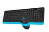 A4-Tech Kablosuz Set Mavi (FG1010-M)